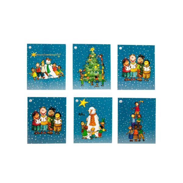 ETIQUETAS PARA REGALOS NAVIDEÑOS "WINTER GAMES"