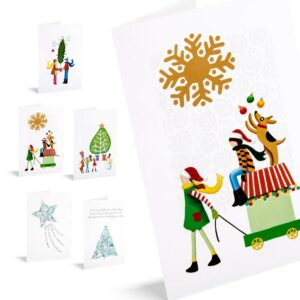 10 TARJETAS DE NAVIDAD "ILLUSTRATIONS"