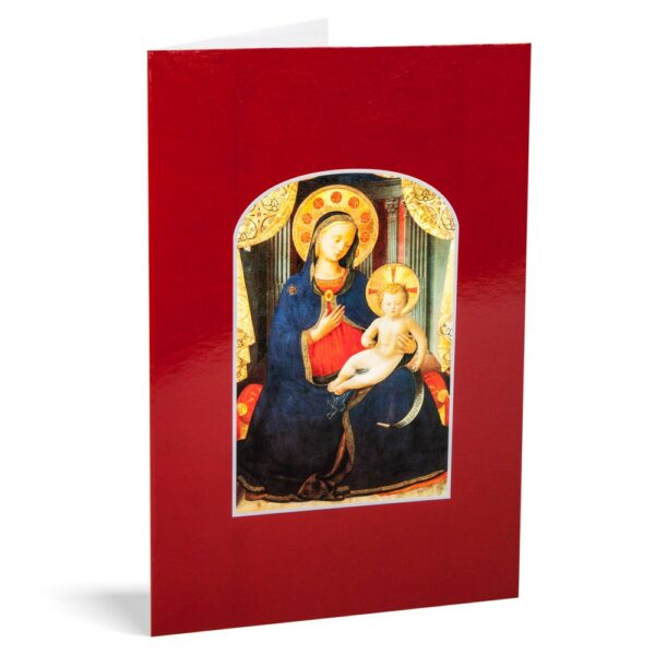 10 TARJETAS DE NAVIDAD "MADONNAS"