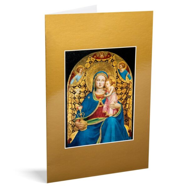 10 TARJETAS DE NAVIDAD "MADONNAS"