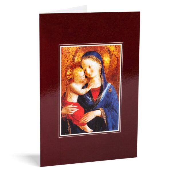 10 TARJETAS DE NAVIDAD "MADONNAS"