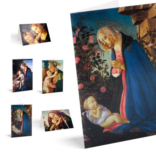 10 TARJETAS DE NAVIDAD "QUATTROCENTO"