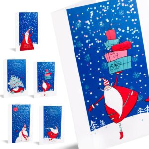 10 TARJETAS DE NAVIDAD "SANTA STORIES"