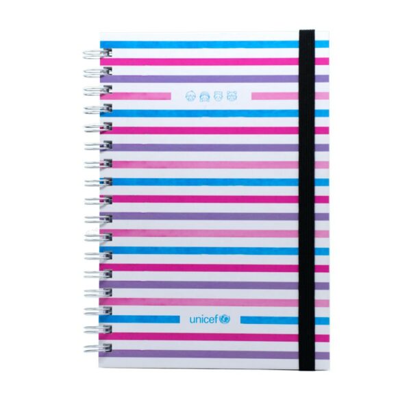 CUADERNO "RAYAS ROSAS"