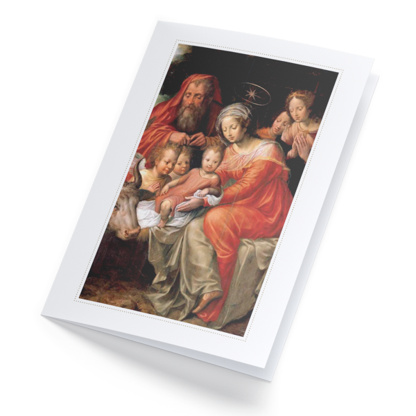 Tarjeta de navidad solidaria del modelo "Nativitas"